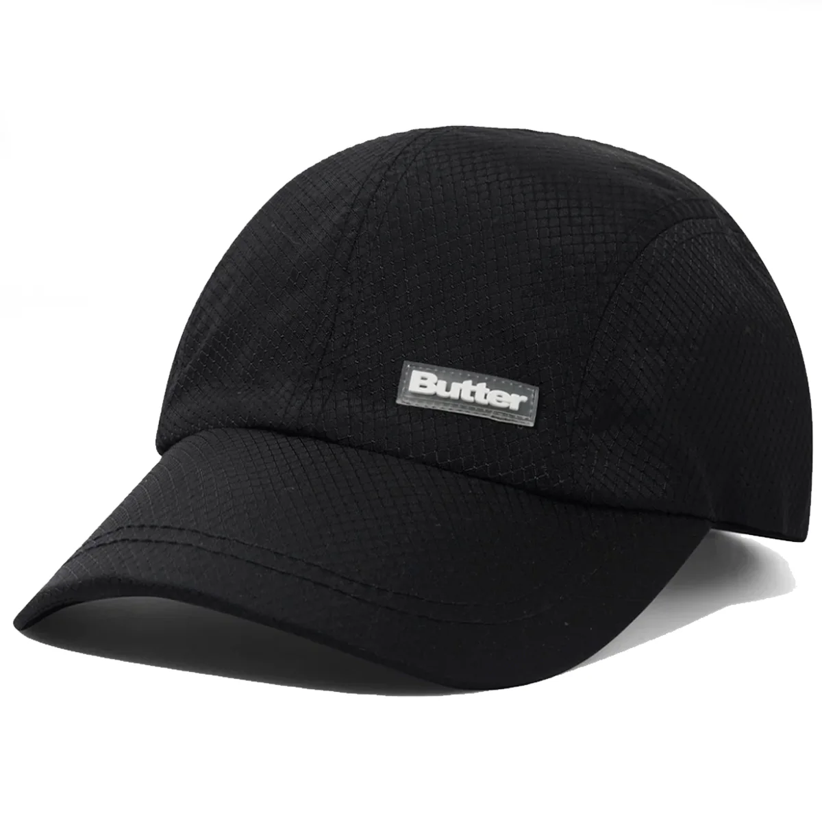 Butter Goods Stride 4 Panel Cap - Black