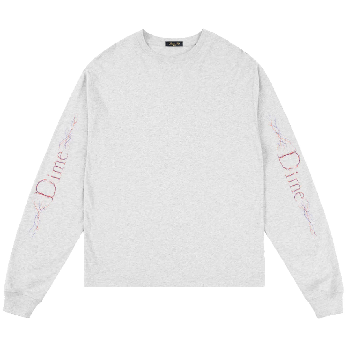 Dime Classic Veins Long Sleeve T-Shirt - Ash