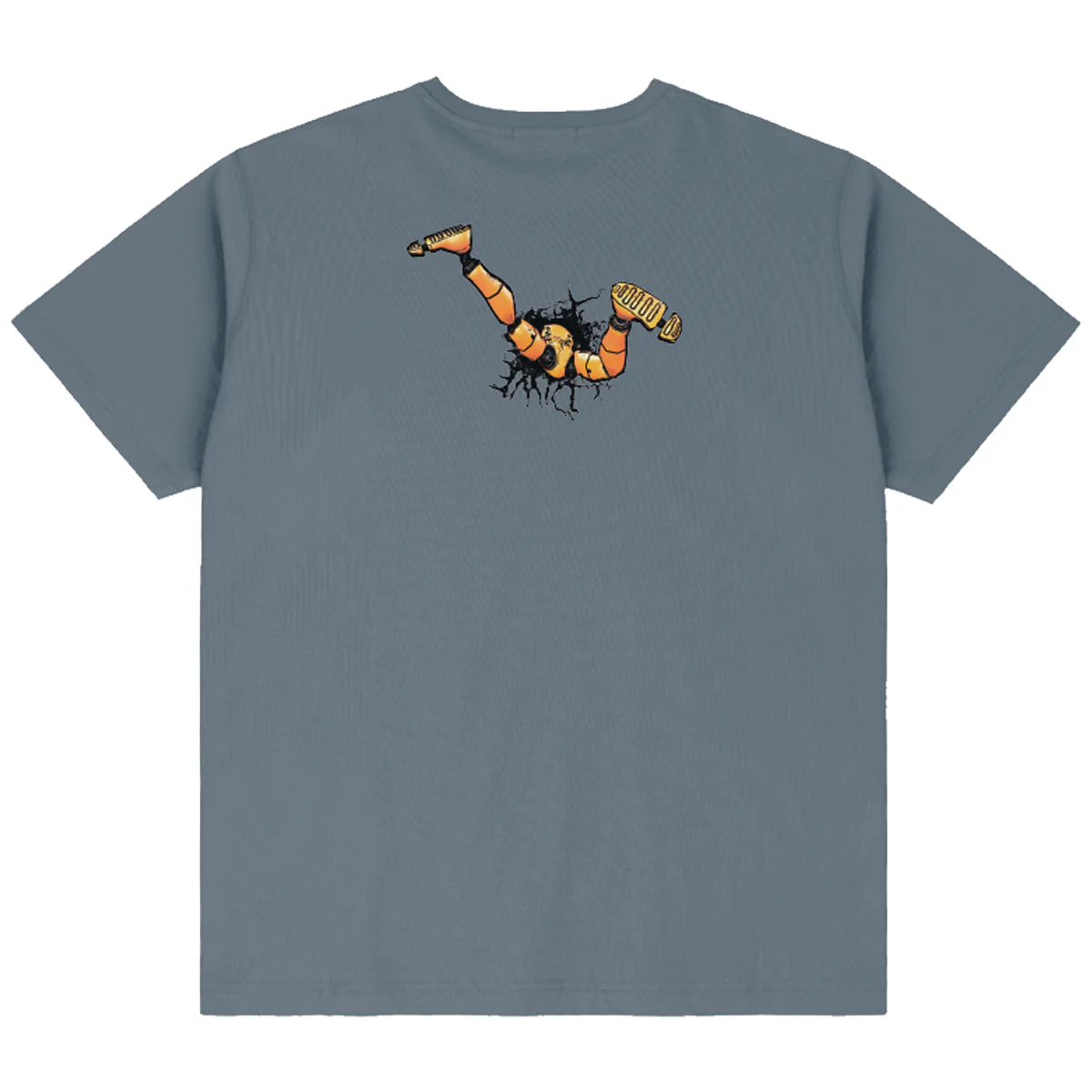 Dime Crashed T-Shirt - Granite - Image 2