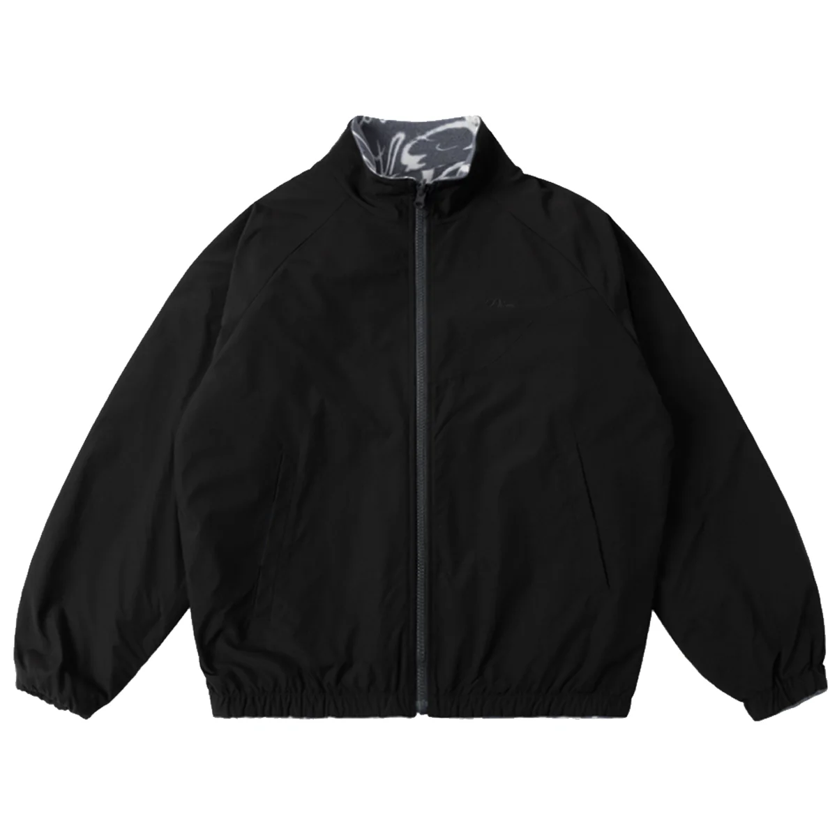Dime Reversible Chilling Fleece Jacket - Grey/Black