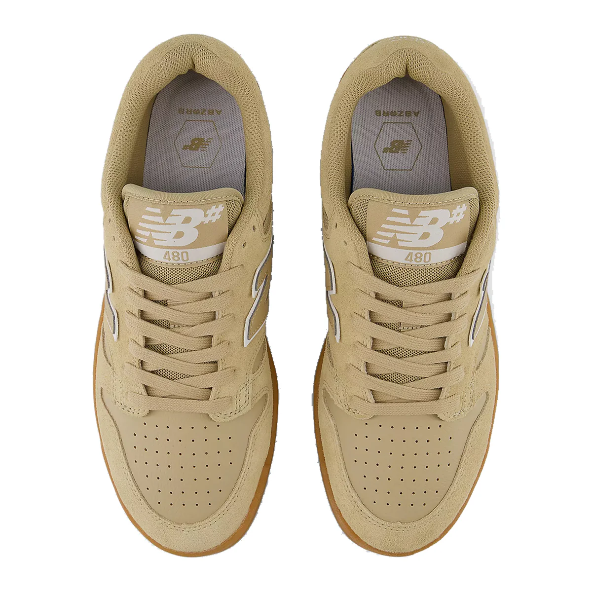 New Balance Numeric 480 - Beige/Gum - Image 4