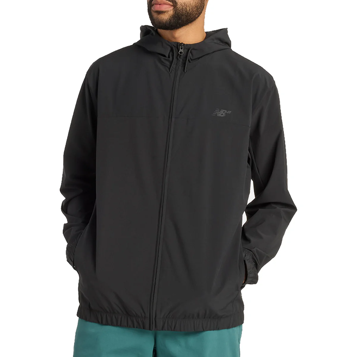 New Balance Numeric Woven Full Zip Jacket - Black