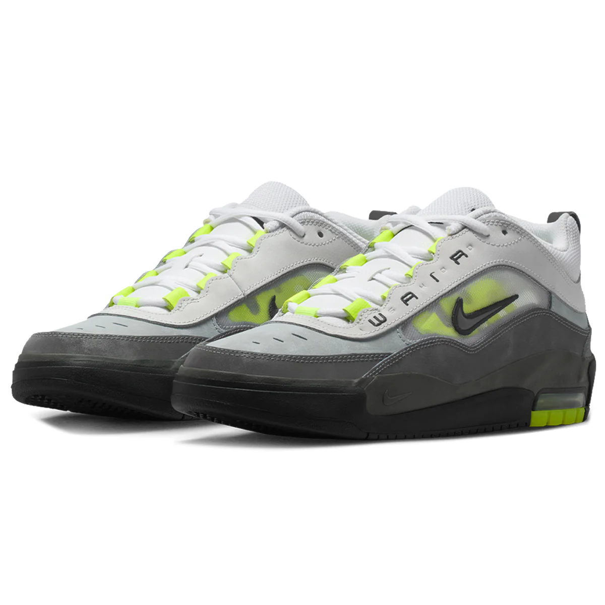 Nike SB Air Max Ishod - Black/Neon Yellow - Image 2