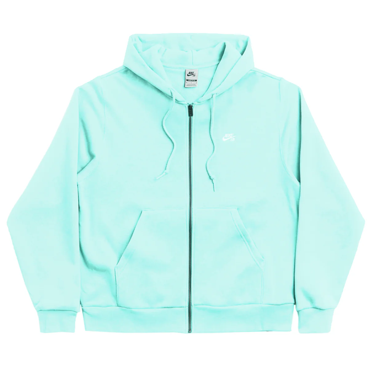 Nike SB Zip Up Logo Skate Hoodie - Powder Blue