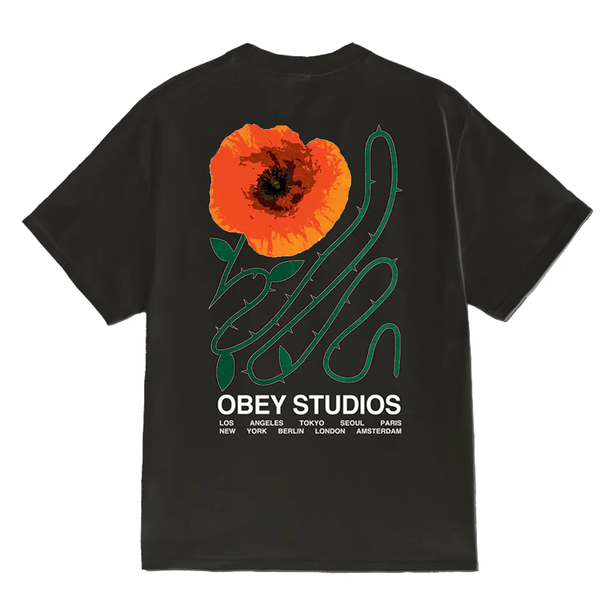 Obey Moves Of Life T-Shirt - Black - Image 2