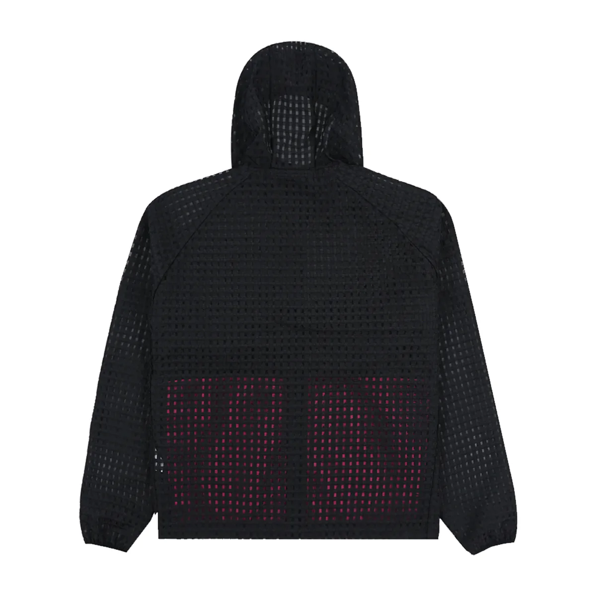 Pleasures System Plaid Hooded Jacket - Black - Image 2