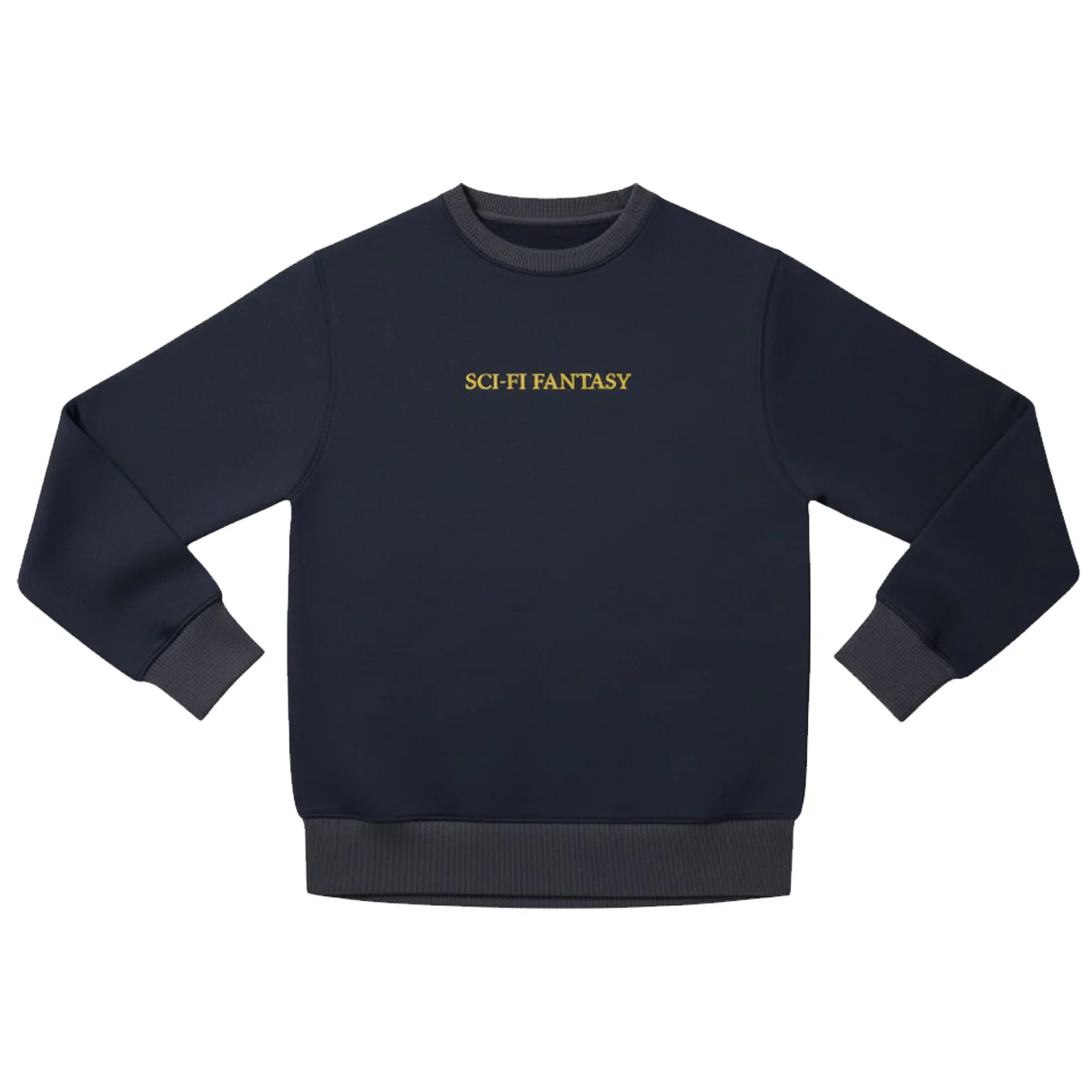 Sci-Fi Fantasy Logo Crew Neck - Navy