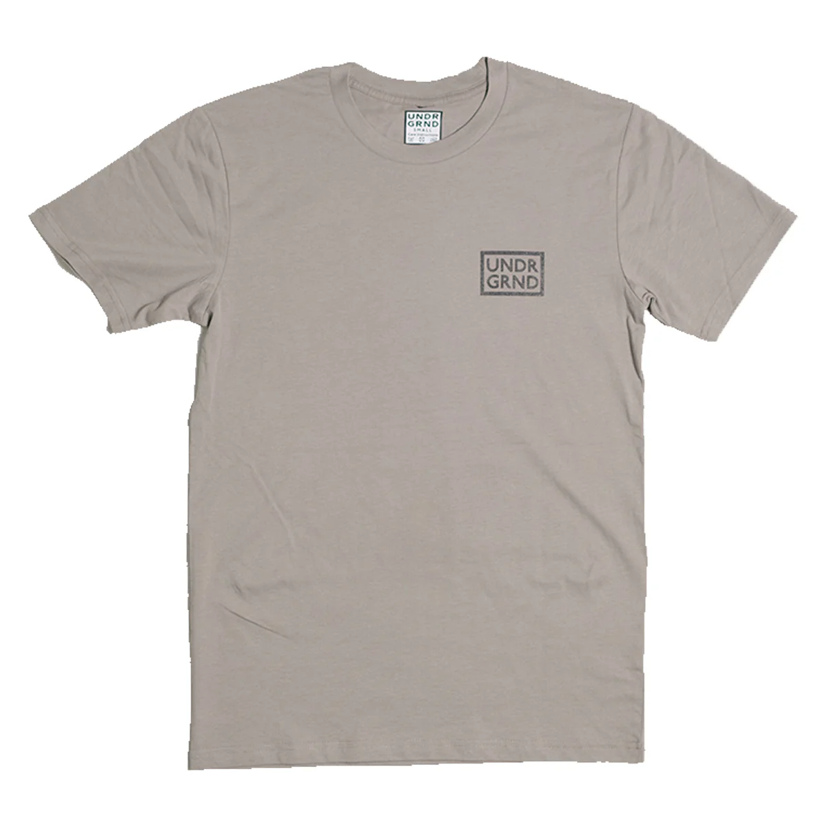 Underground Box Logo T-Shirt - Granite Grey