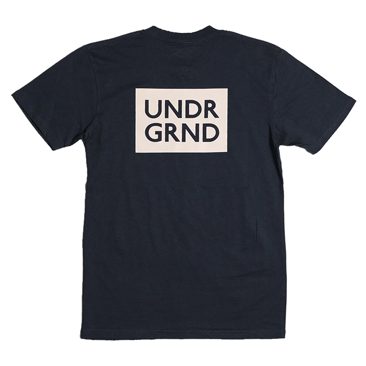 Underground Box Logo T-Shirt - Navy - Image 2