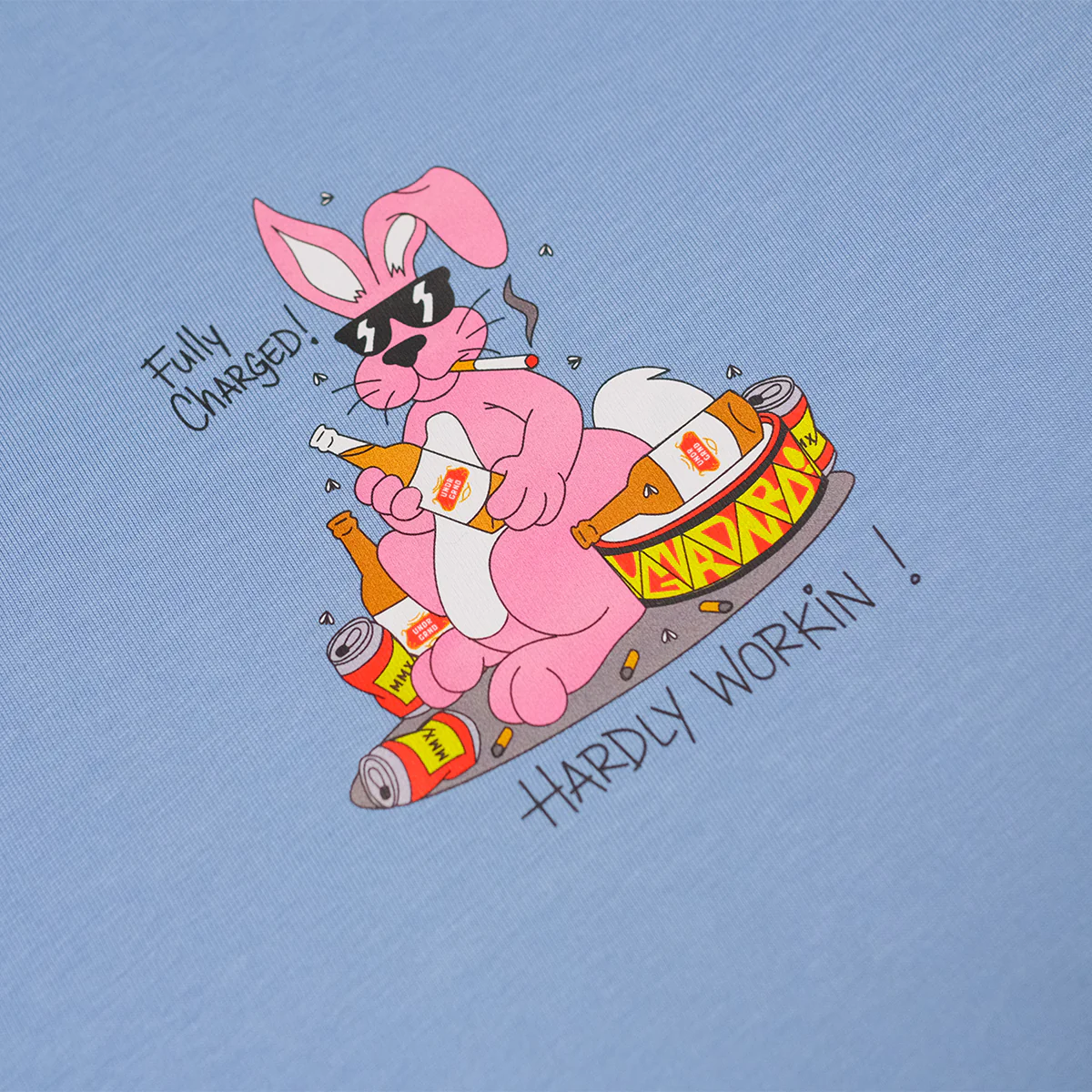 Underground "Bunny" T-Shirt - Carolina Blue - Image 2
