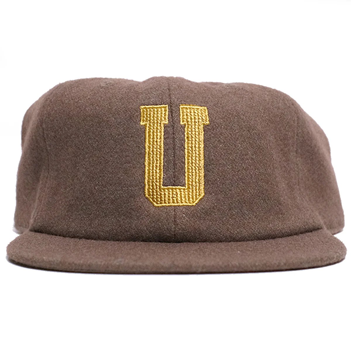 Underground "Chain" Wool 6 Panel Hat - Brown