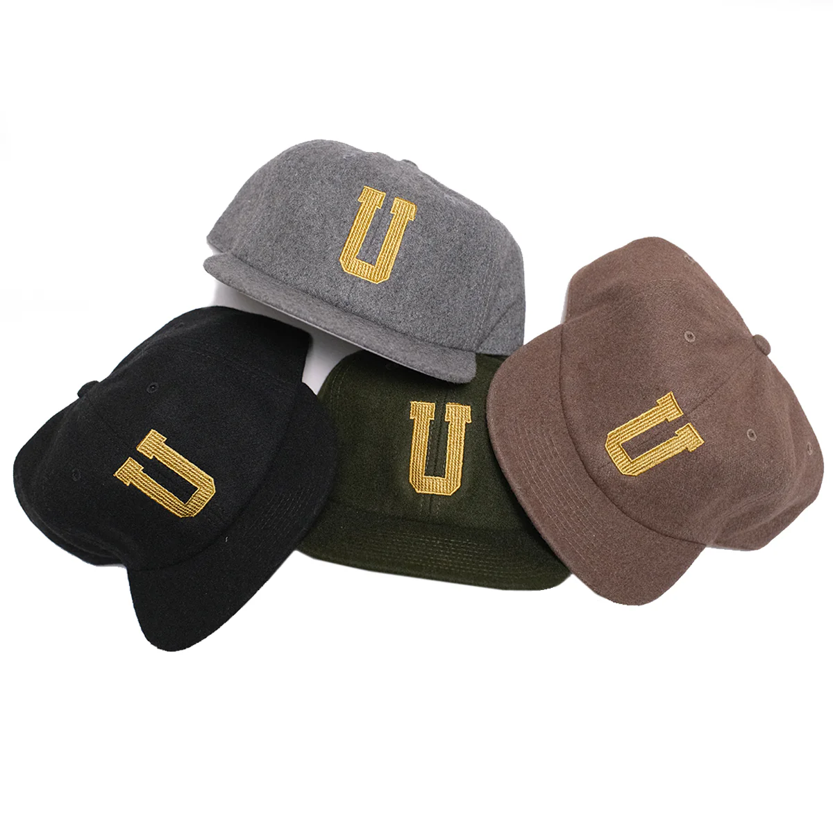 Underground "Chain" Wool 6 Panel Hat - Brown - Image 3