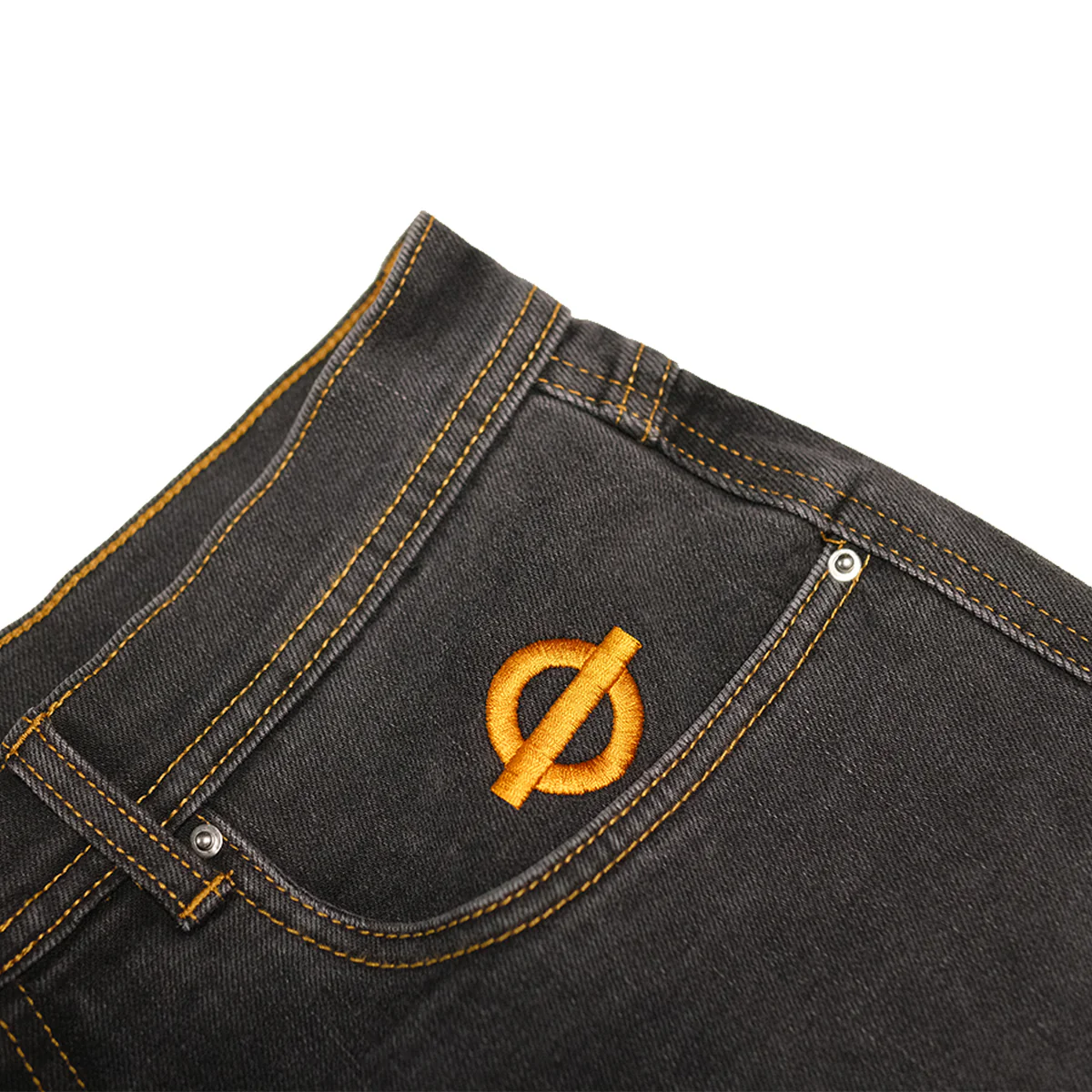 Underground Logo Drawstring Jorts - Washed Black - Image 3