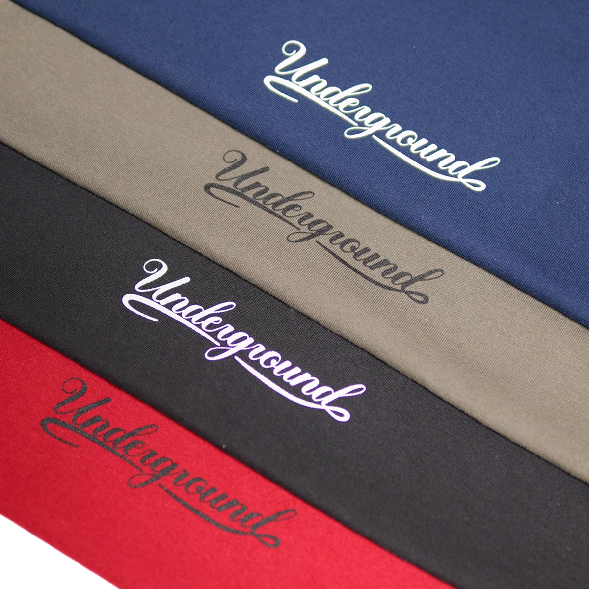 Underground Script T-Shirt - Cardinal Red - Image 3