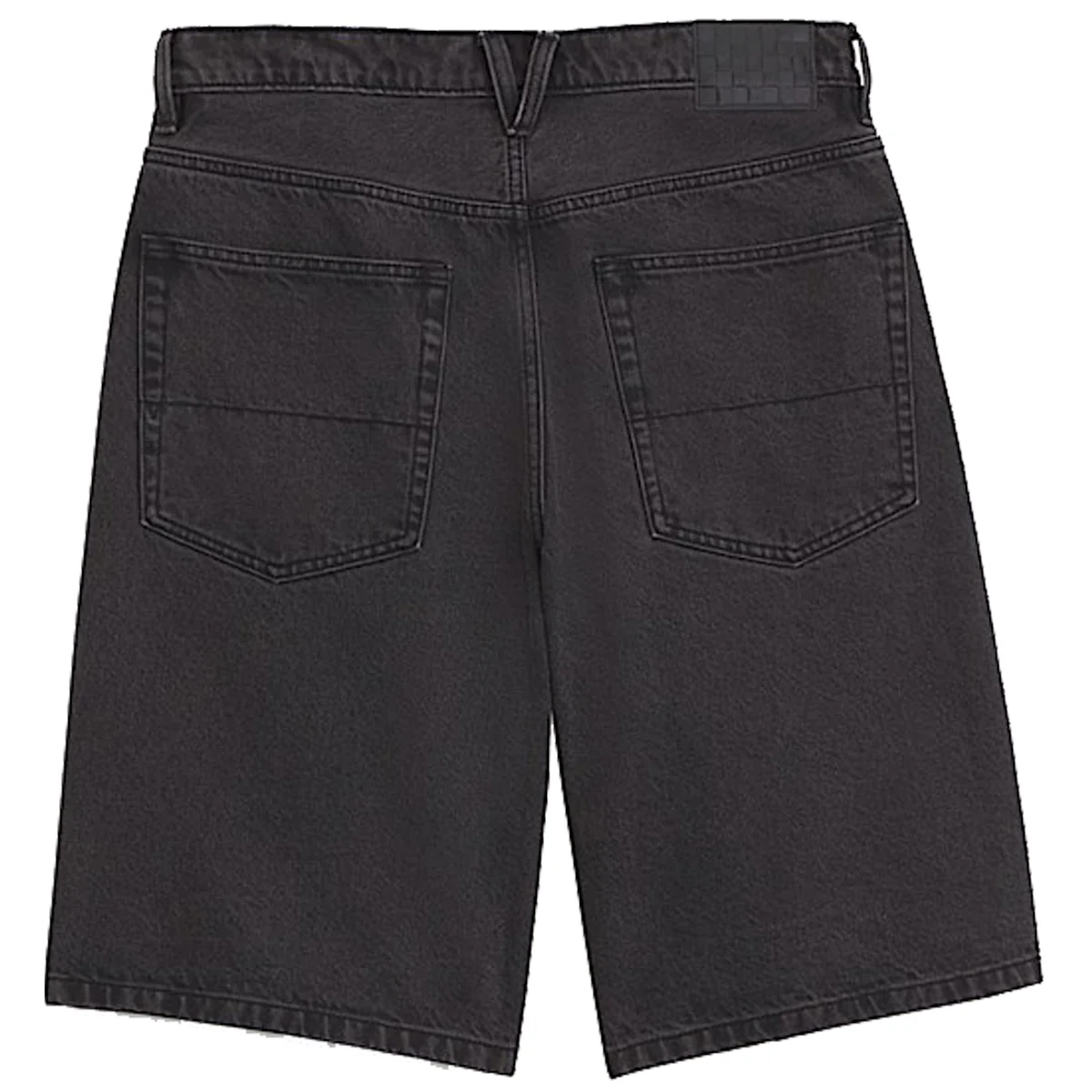 Vans Check-5 Baggy Denim Shorts - Washed Black