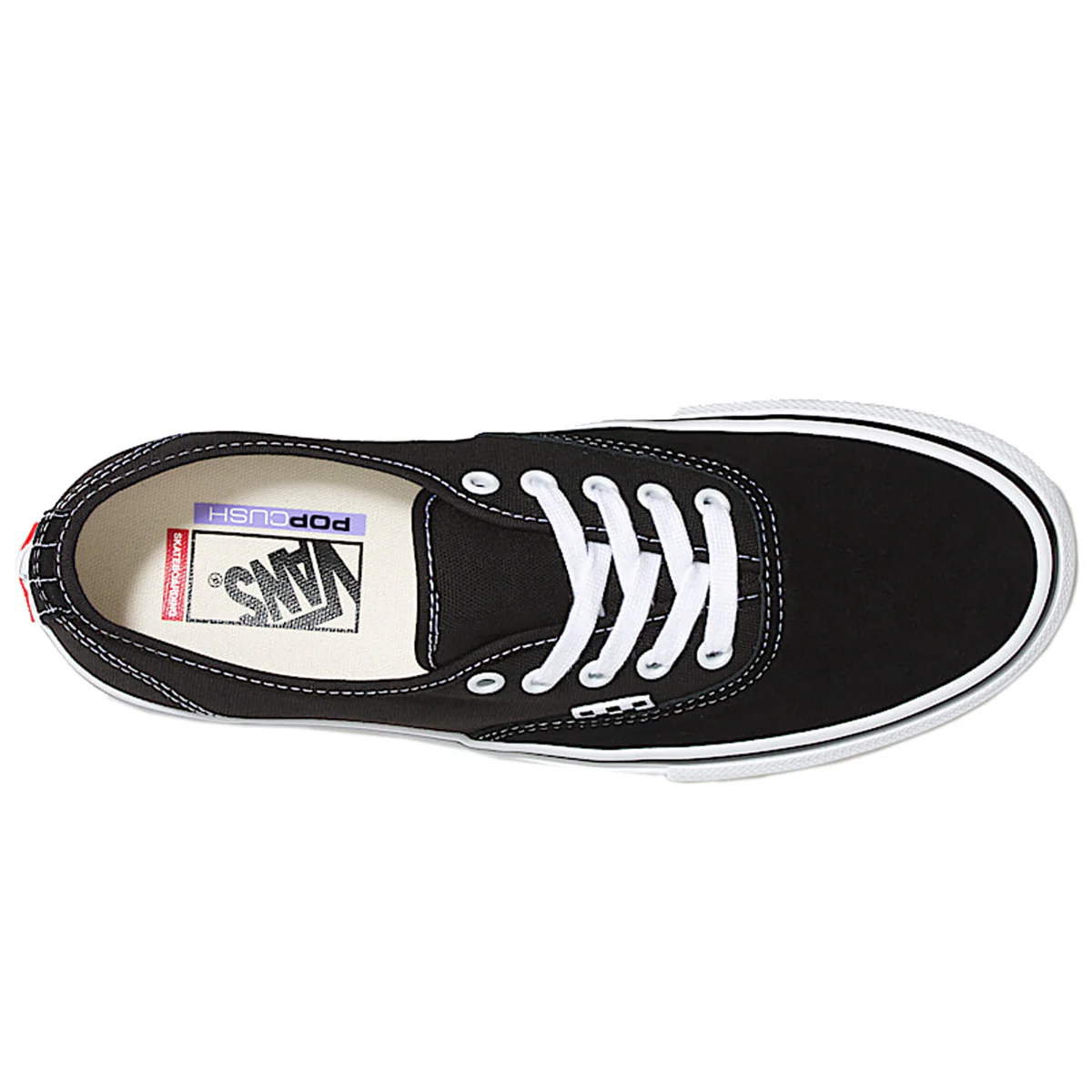 Vans Skate Authentic Low - Black/White - Image 4