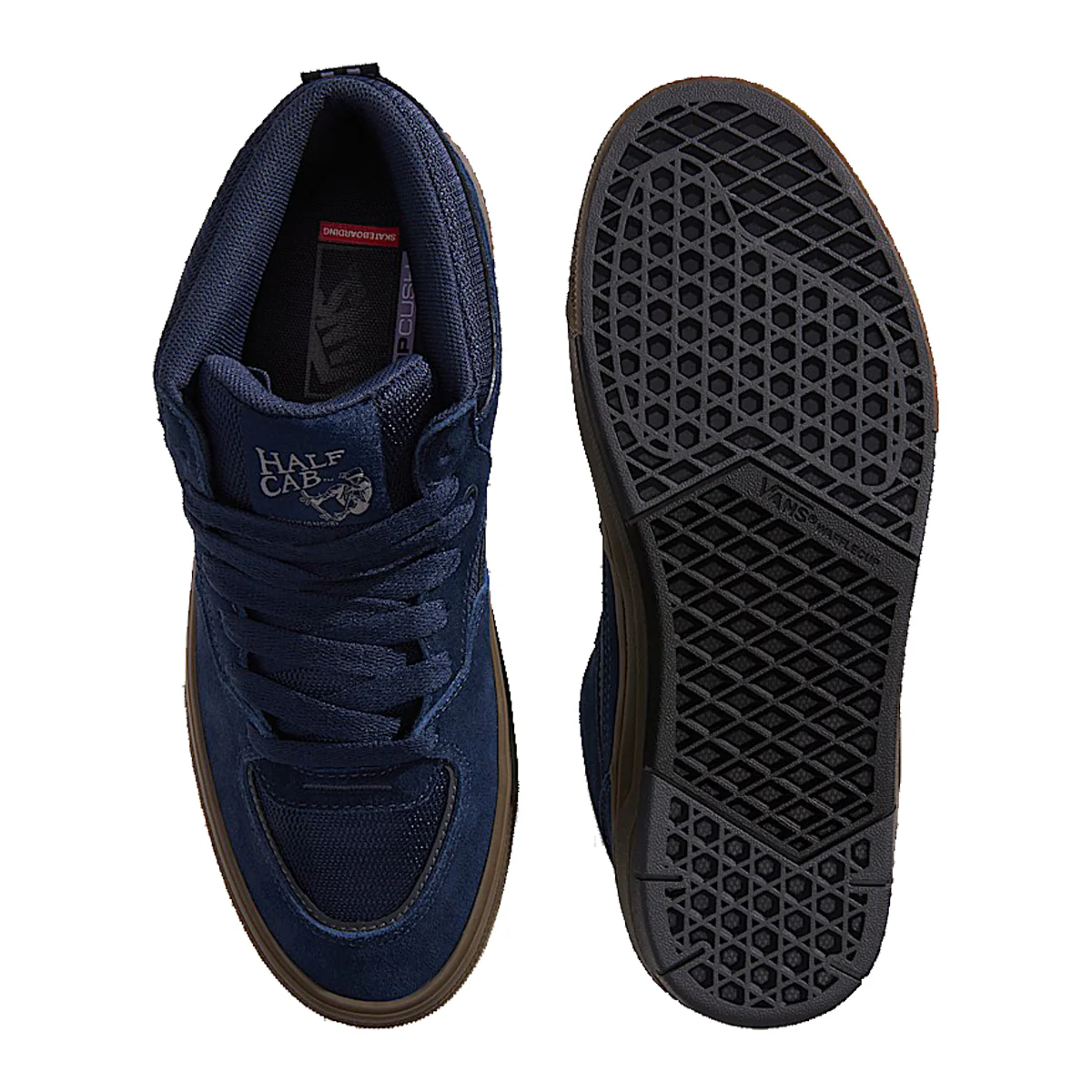 Vans Skate Half Cab Wafflecup - Navy/Dark Gum - Image 5